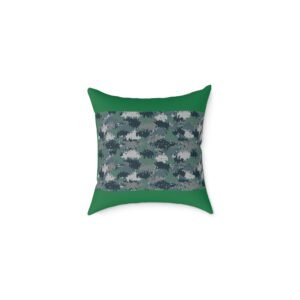 Army Square Poly Canvas Pillow