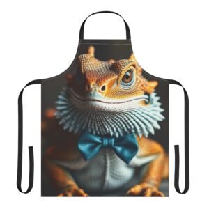 Bearded Dragon  Apron | 5-Color Straps | Perfect for Cooking, BBQ, Gift