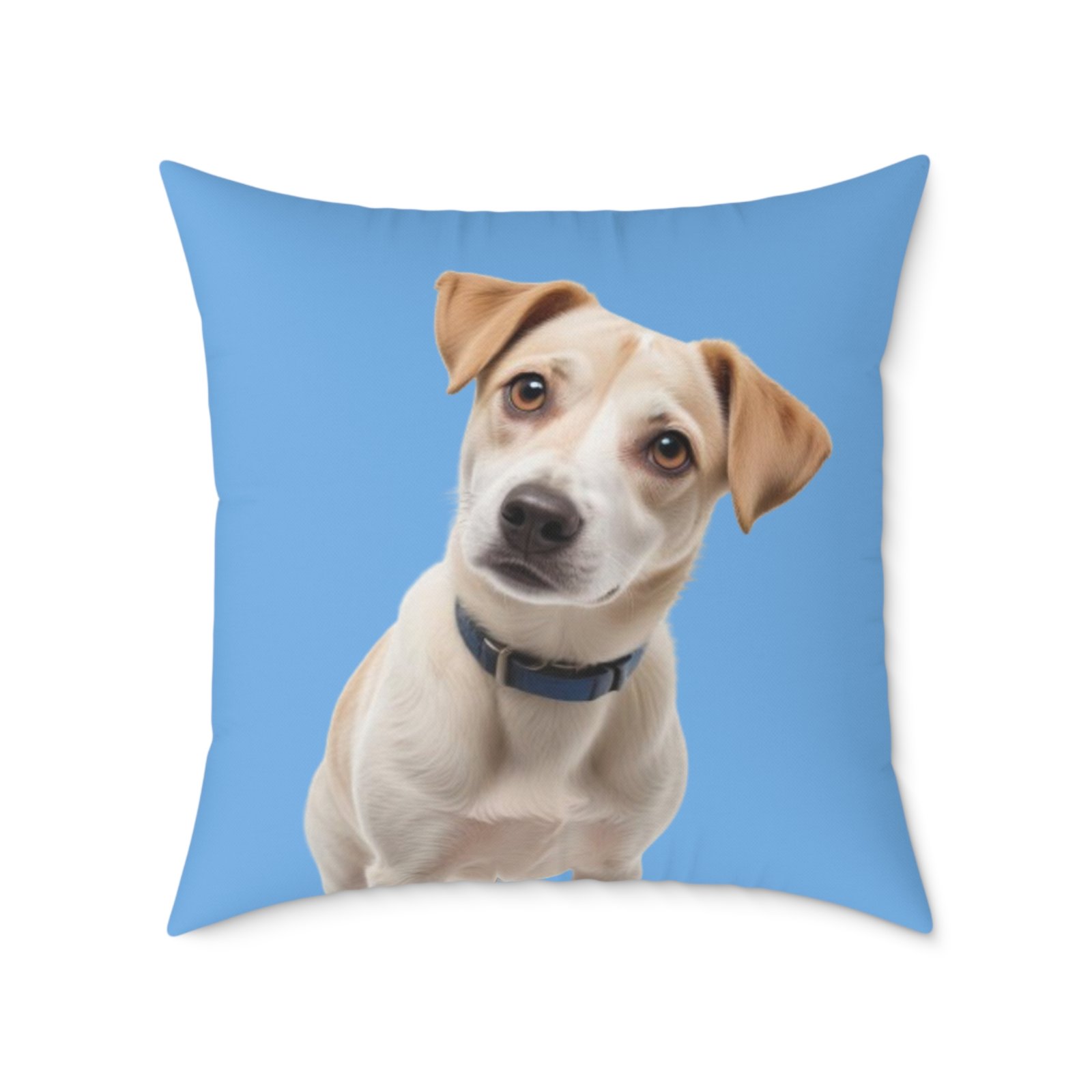 Jack Russell Square Poly Canvas Pillow - Image 17