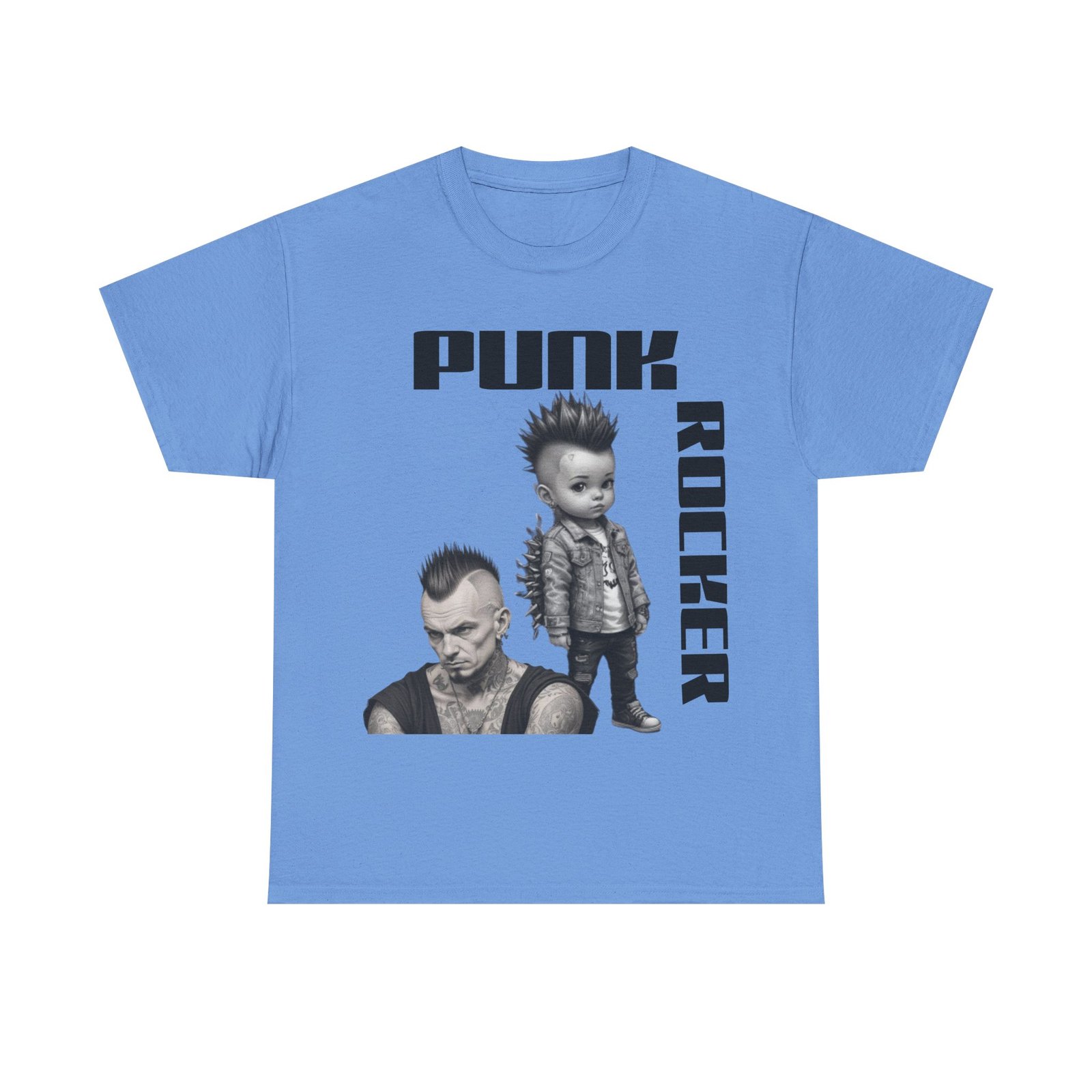Punk Mother Daughter Father Son Grandparents Grandkids Matching Unisex Heavy Cotton Tee - Image 53