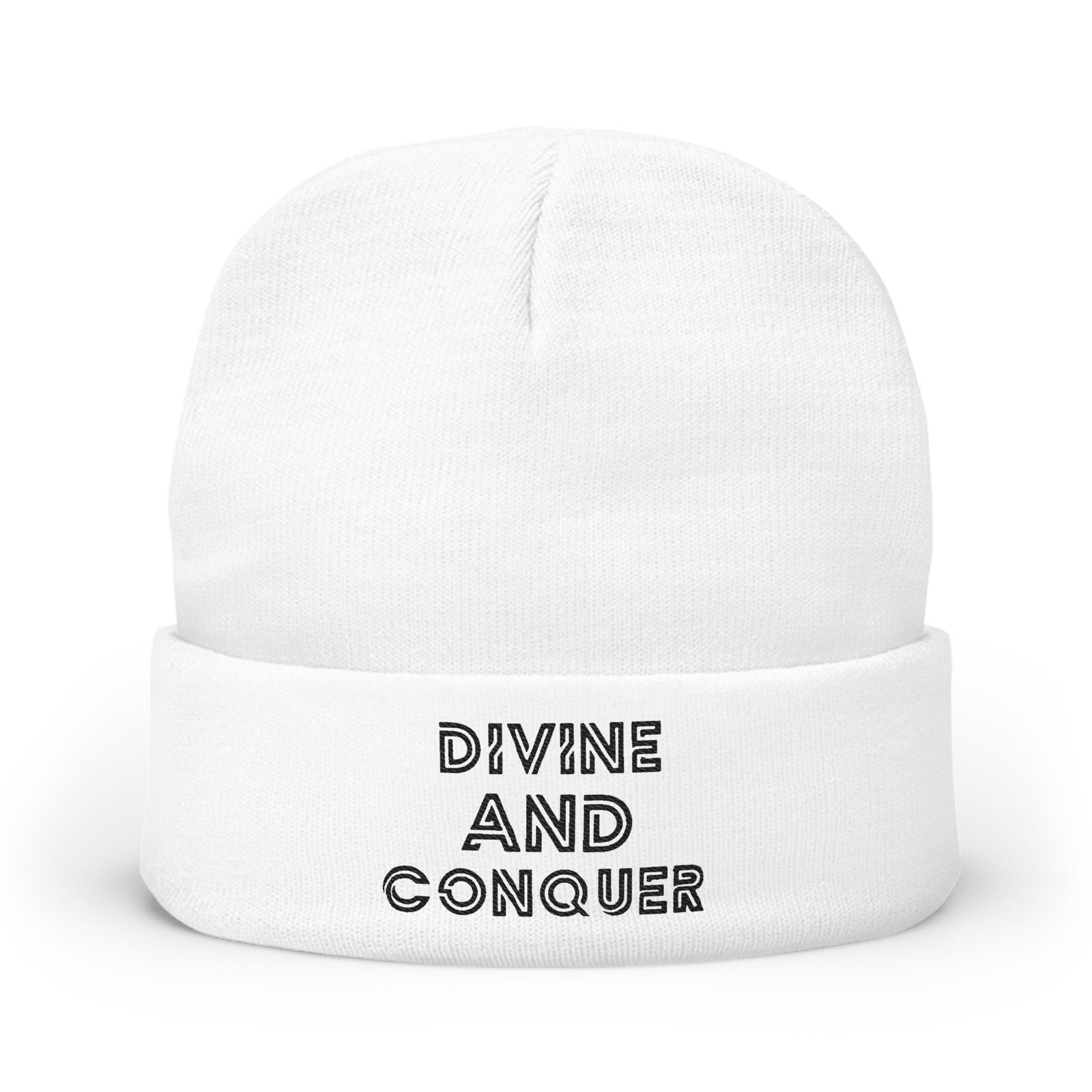 Good Vibes Quotes Knit Beanie (Embroidery) - Image 5