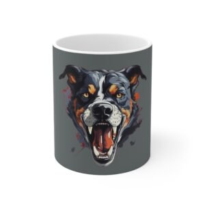 Bull Terrier Ceramic Coffee Cups, 11oz, 15oz
