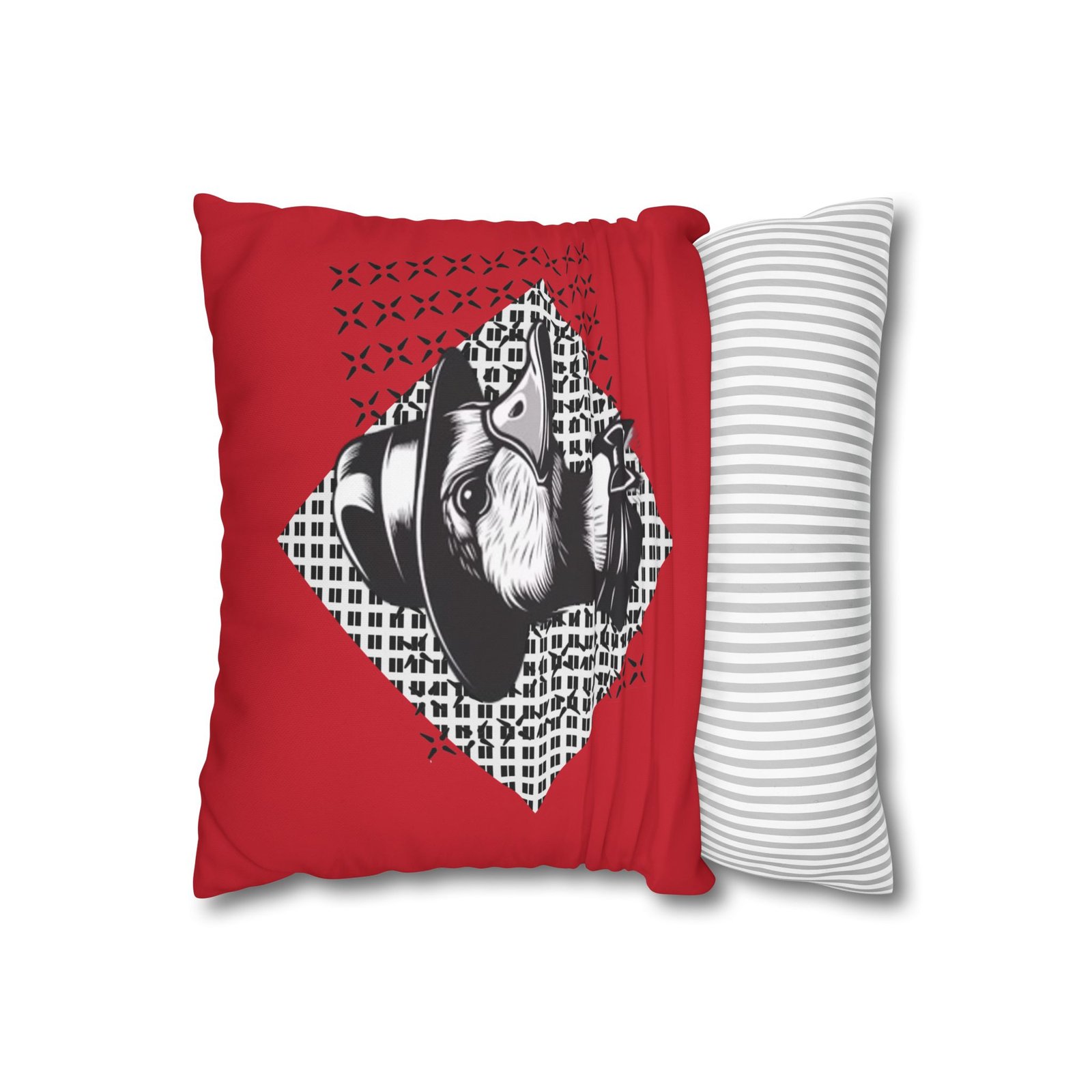 Gangster Square Poly Canvas Pillowcase - Image 2