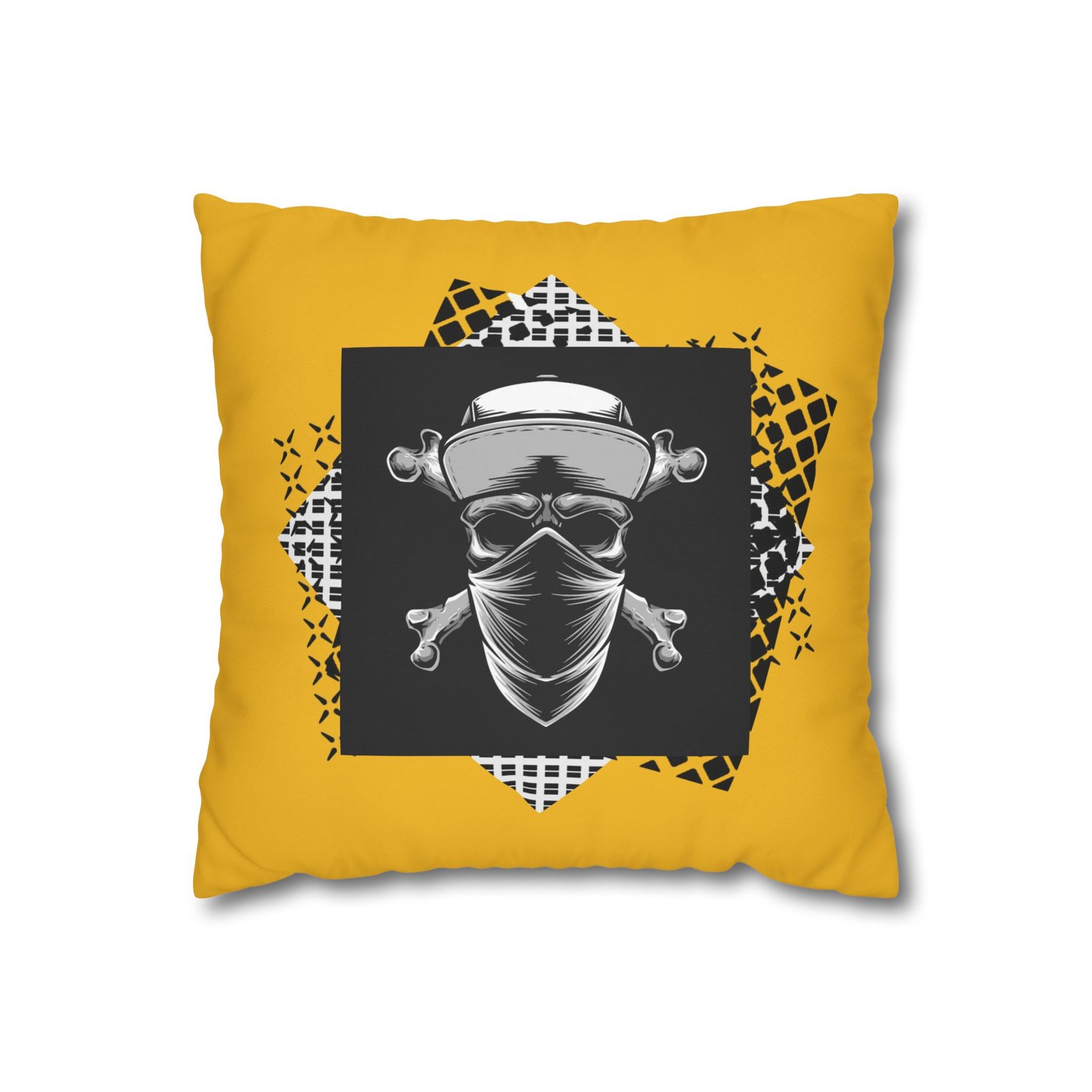 Gangster Square Poly Canvas Pillowcase
