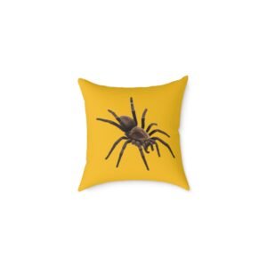 Spider Square Poly Canvas Pillow