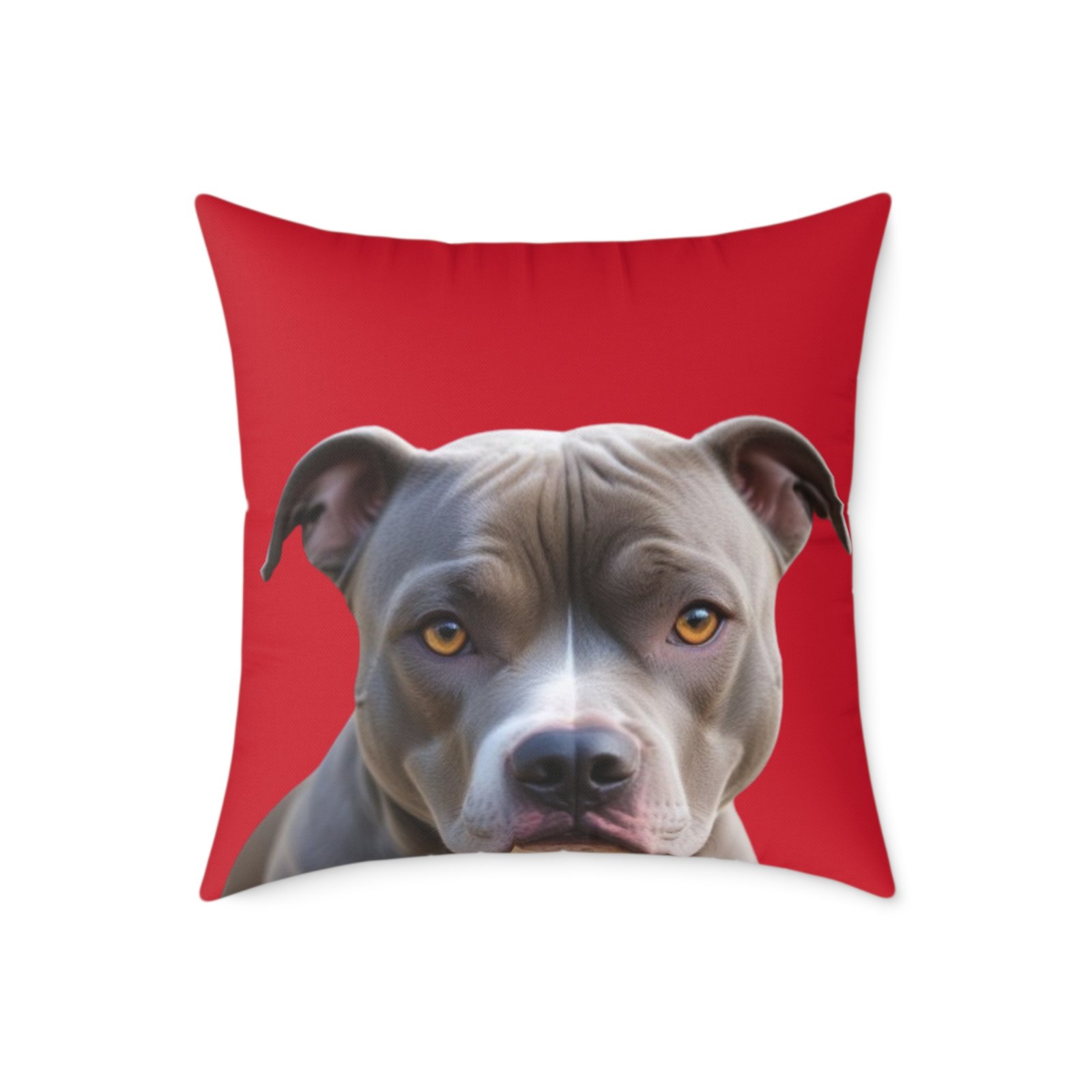 Staffordshire Bull Terrier Square Poly Canvas Pillow - Image 13