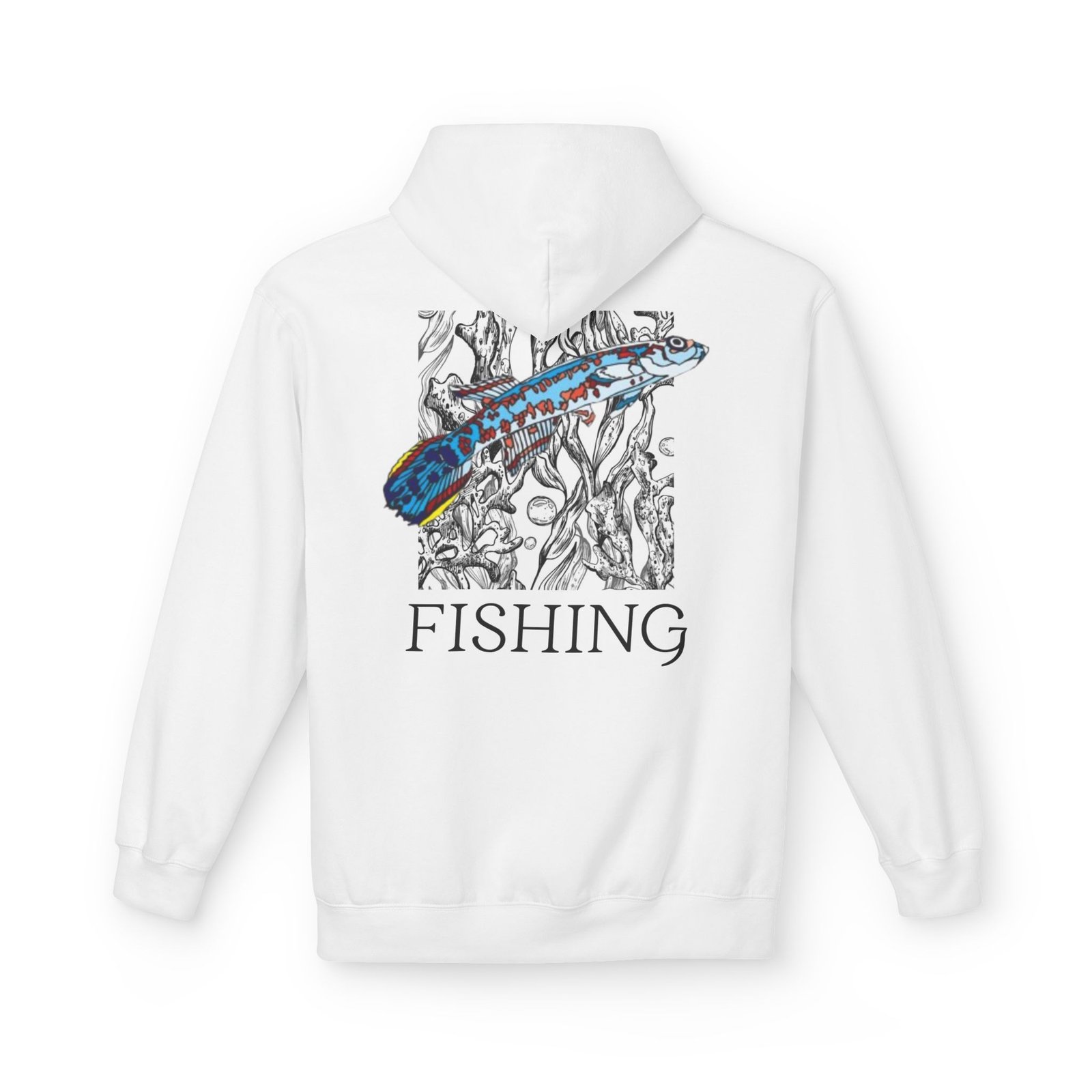 Fishing Adventure Water Sport Fleece Hoodie | Perfect Gift for Anglers, Outdoor Enthusiasts, Fishing Trips, Birthdays, and Summer - Image 2