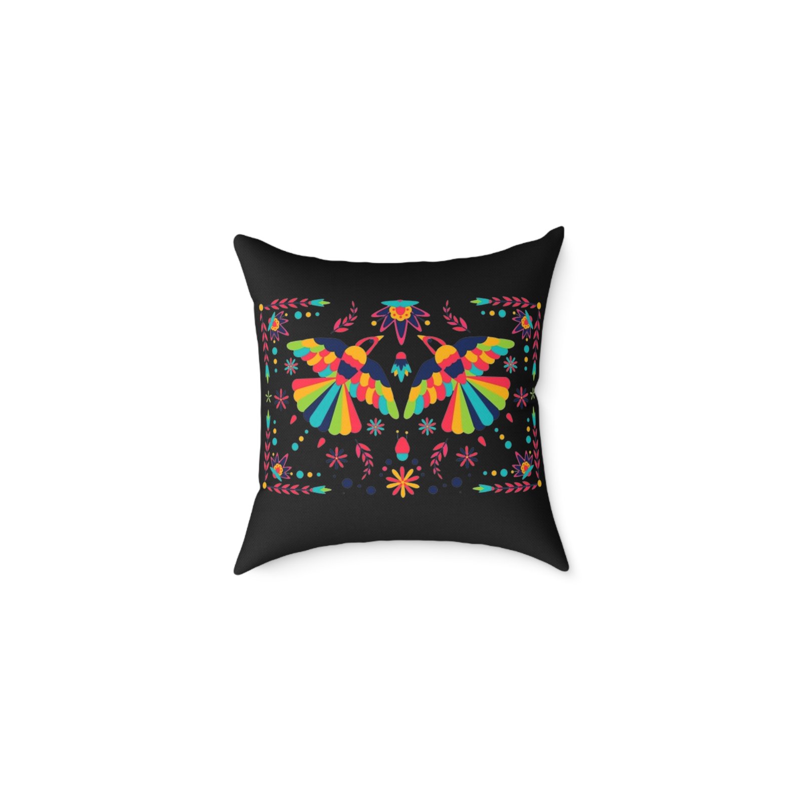 Mexico Square Poly Canvas Pillow