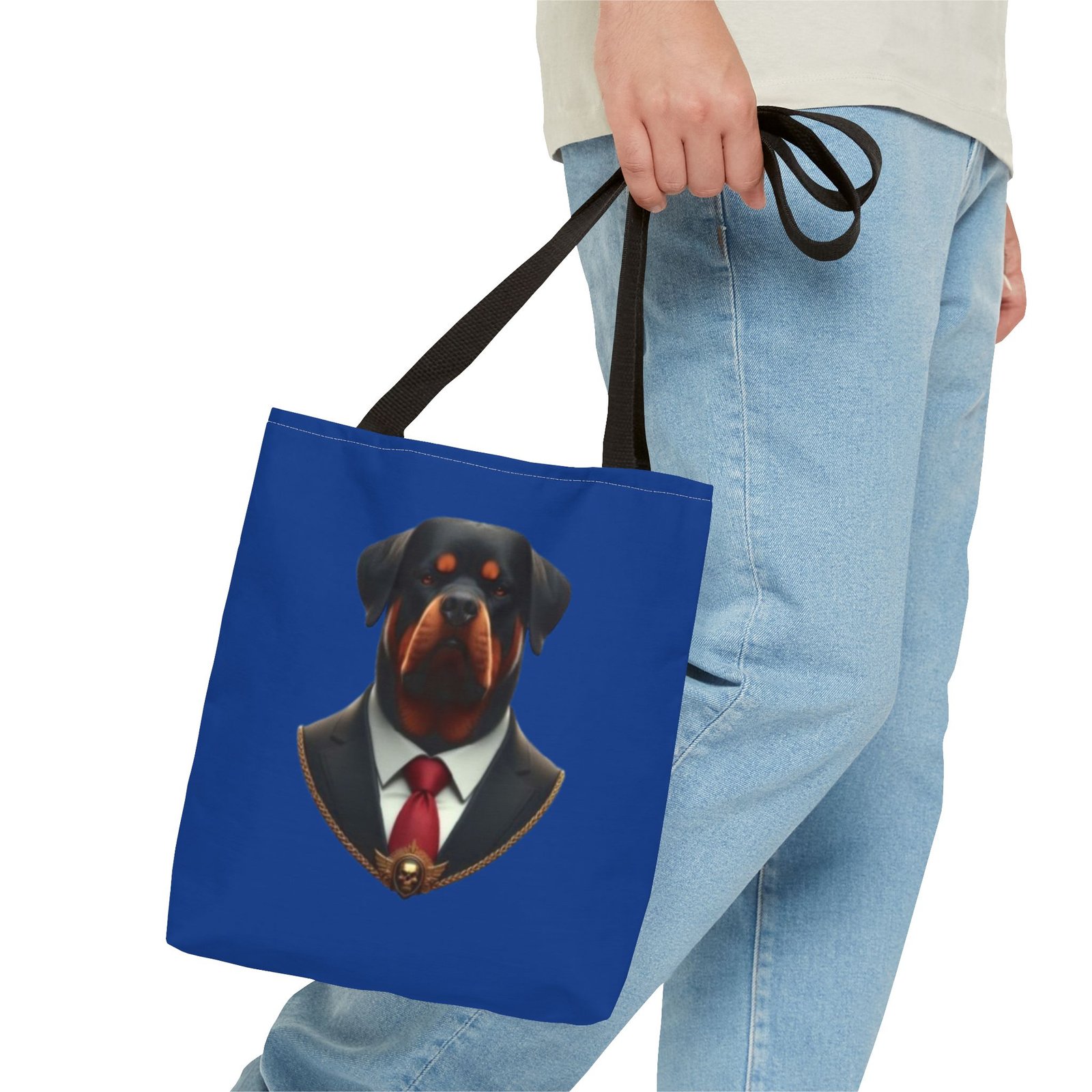 Rottweiler Dog Tote Bag - Stylish Dog Lover's Accessory - Image 3