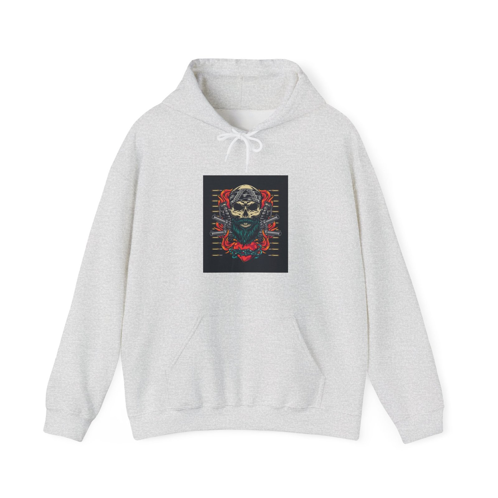 Skull Tattoo Unisex Heavy Blend™ Hooded Sweatshirt - Image 5