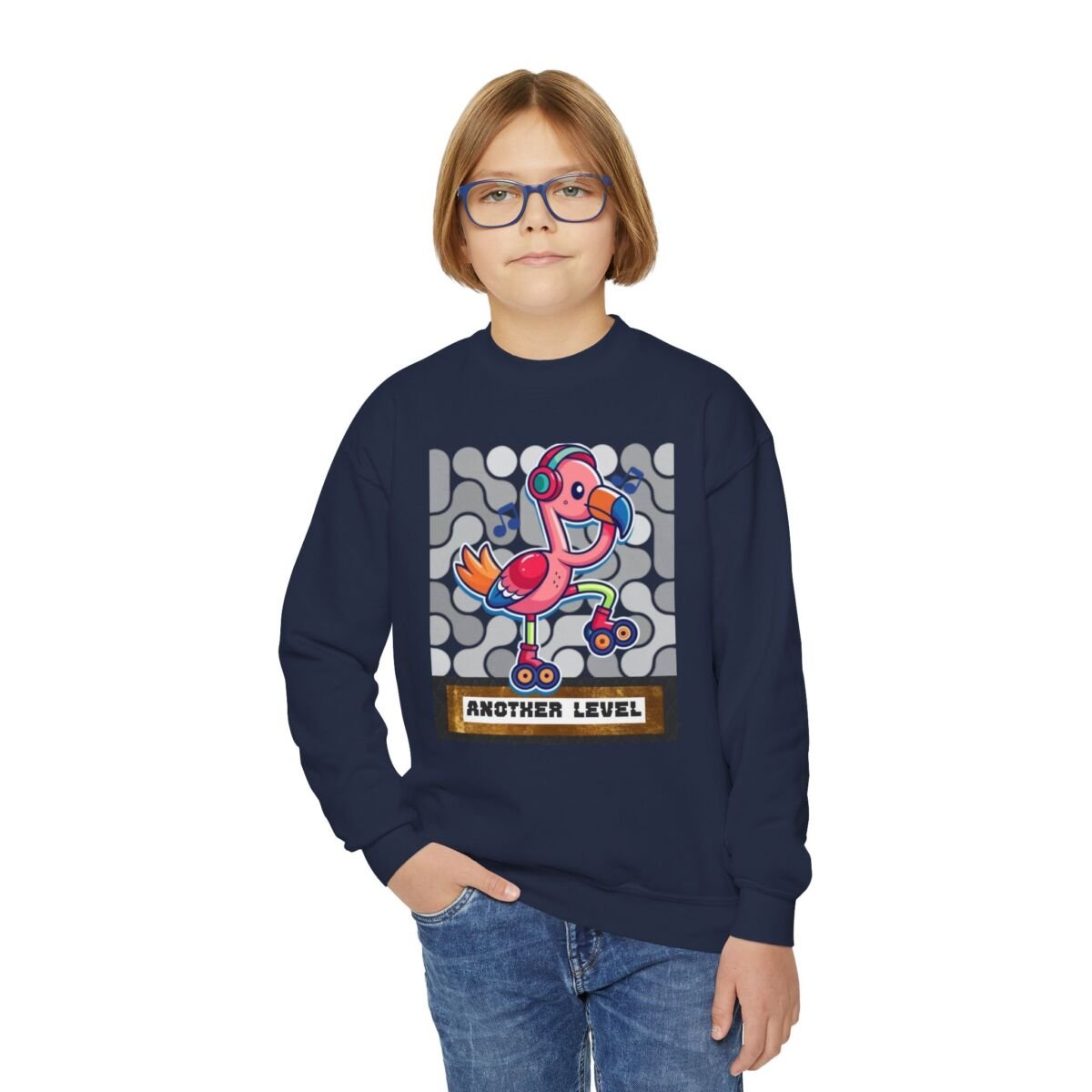 Another Level Brand Youth Crewneck Sweatshirt - Image 23
