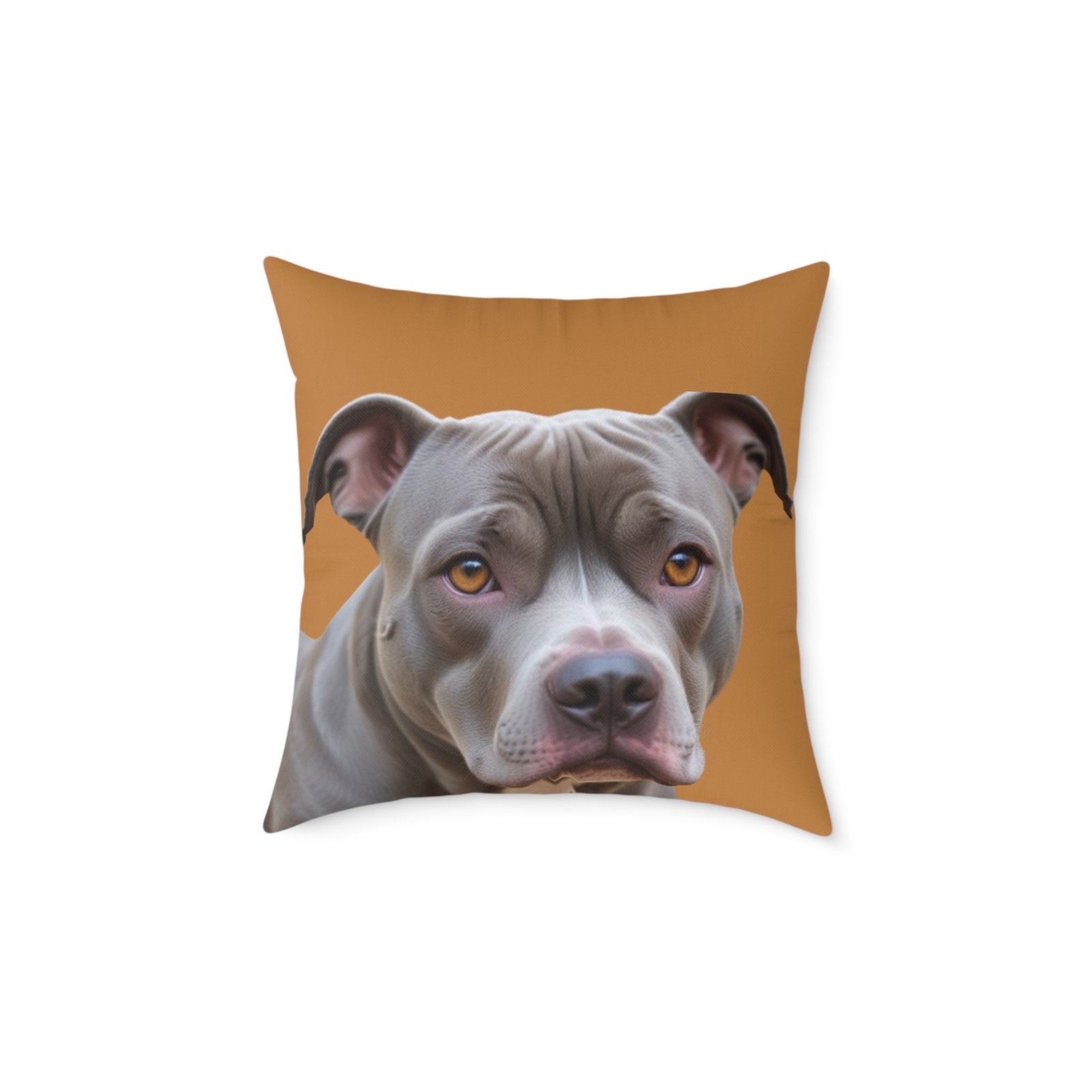 Staffordshire Bull Terrier Square Poly Canvas Pillow - Image 9