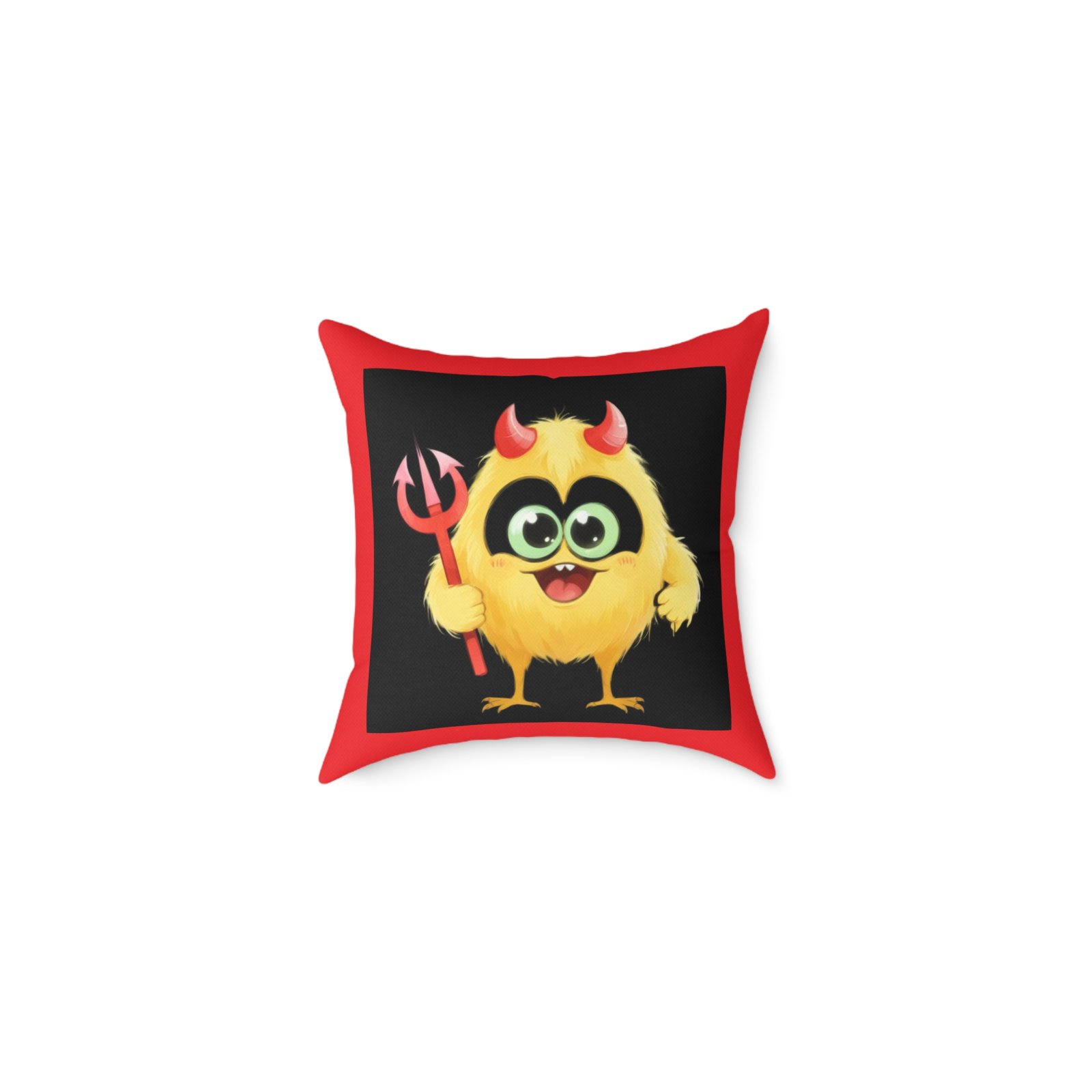 Cheeky Devil Poly Canvas Pillow