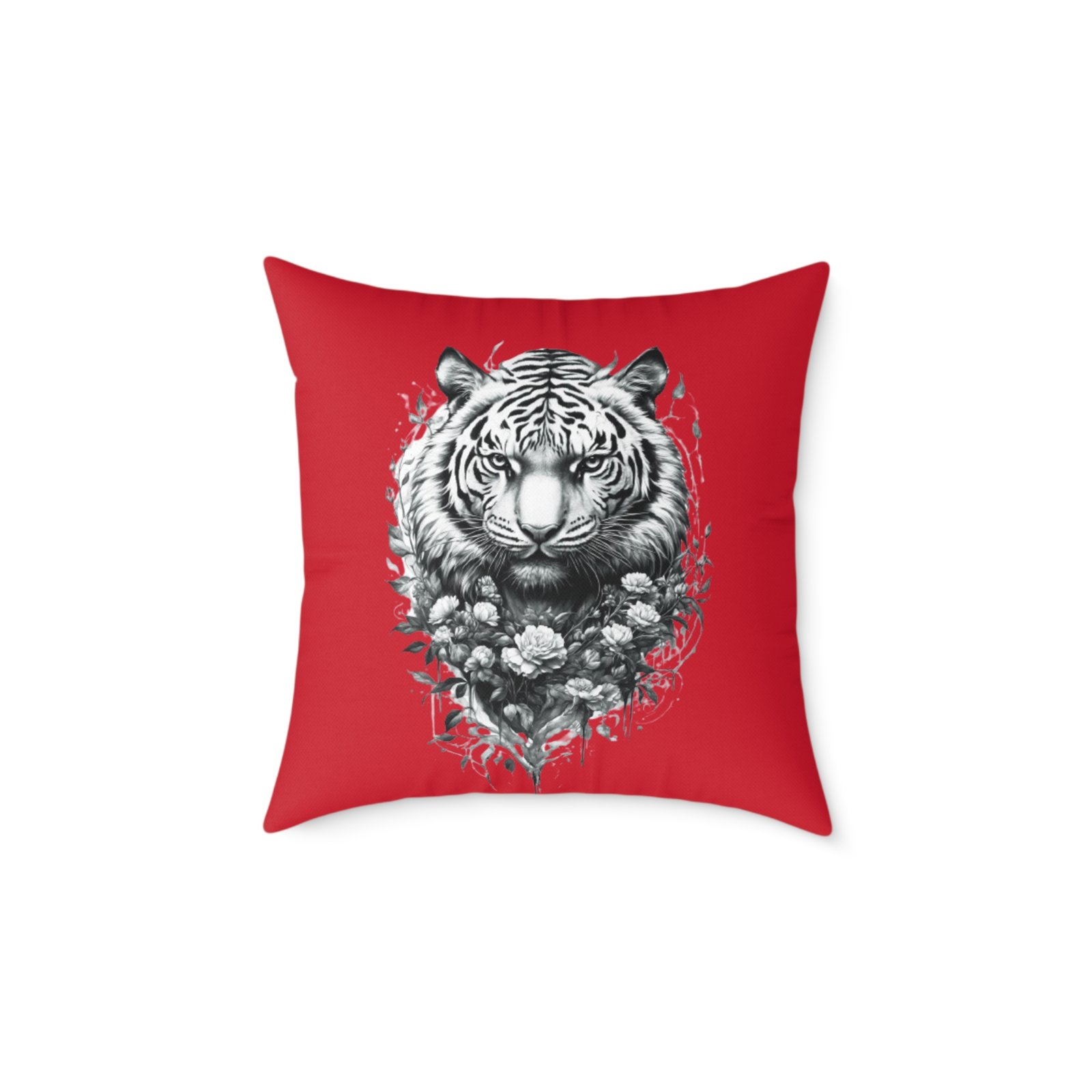 Tiger Square Poly Canvas Pillow - Image 9