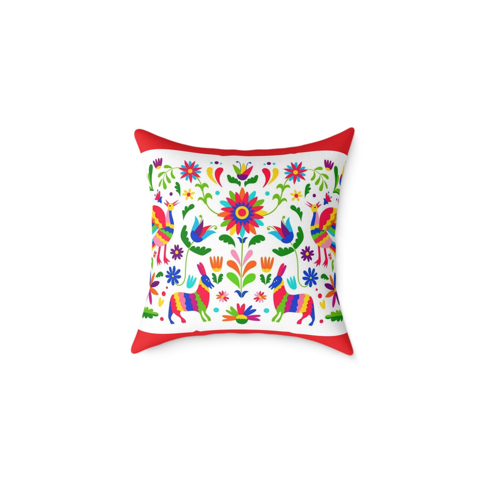 Mexico Square Poly Canvas Pillow - Image 5