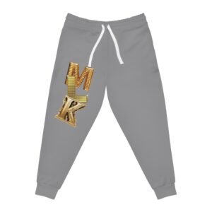 Athletic Joggers with MLK Design, Comfortable Jogging Pants, Sportswear Gift, Activewear, Fitness Apparel, Red Joggers