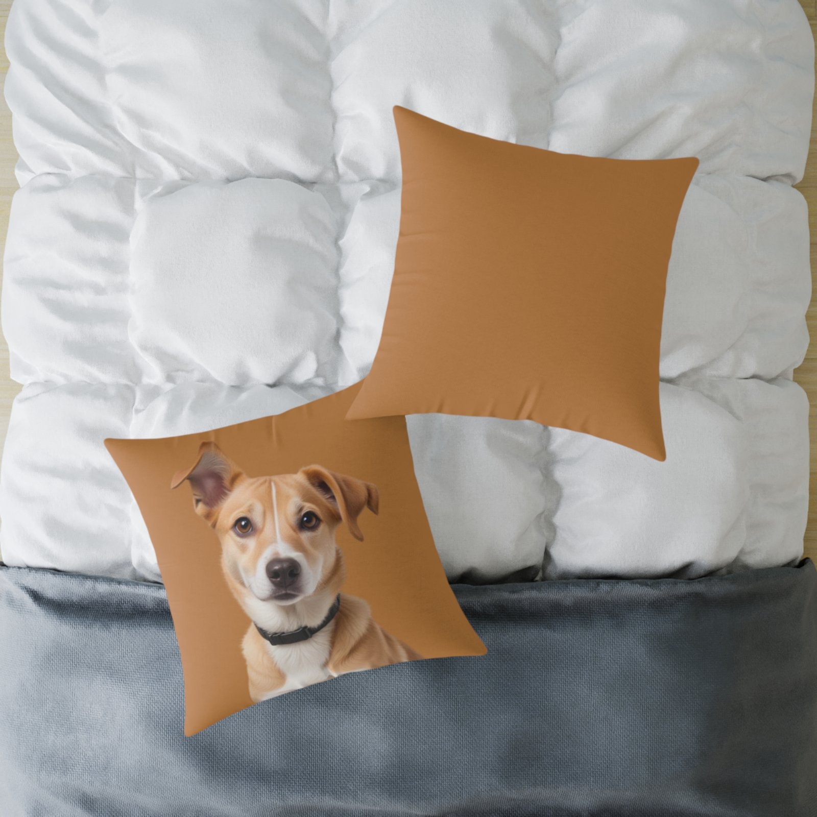 Jack Russell Square Poly Canvas Pillow - Image 16