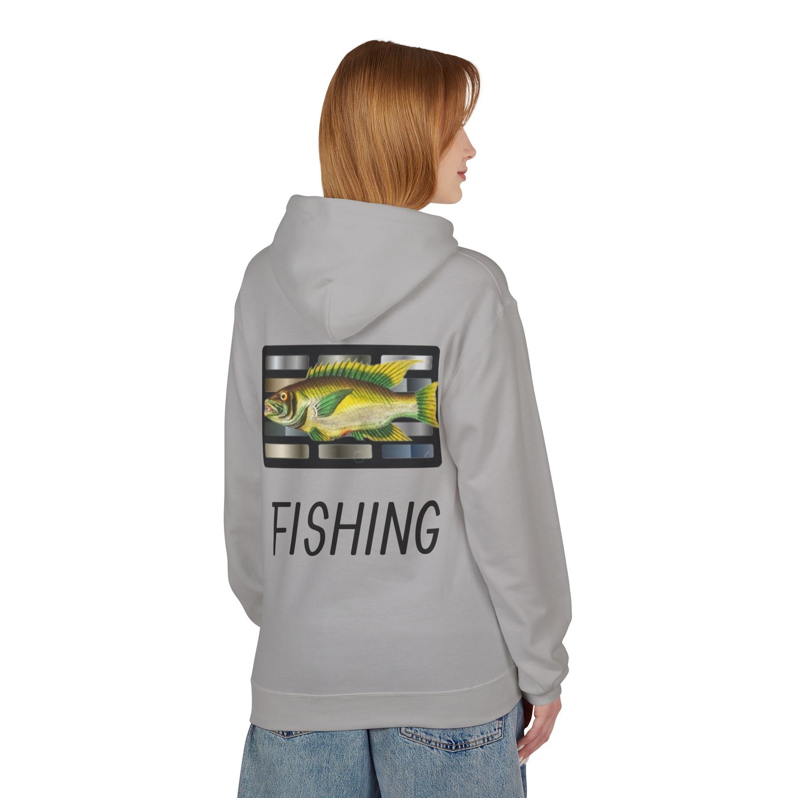 Fishing Adventure Water Sport Fleece Hoodie | Perfect Gift for Anglers, Outdoor Enthusiasts, Fishing Trips, Birthdays, and Summer - Image 8