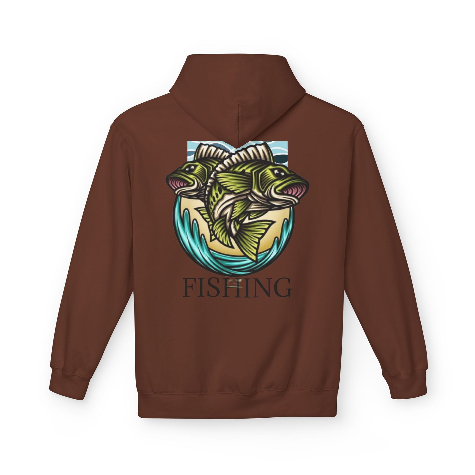 Fishing Adventure Water Sport Fleece Hoodie | Perfect Gift for Anglers, Outdoor Enthusiasts, Fishing Trips, Birthdays, and Summer - Image 6