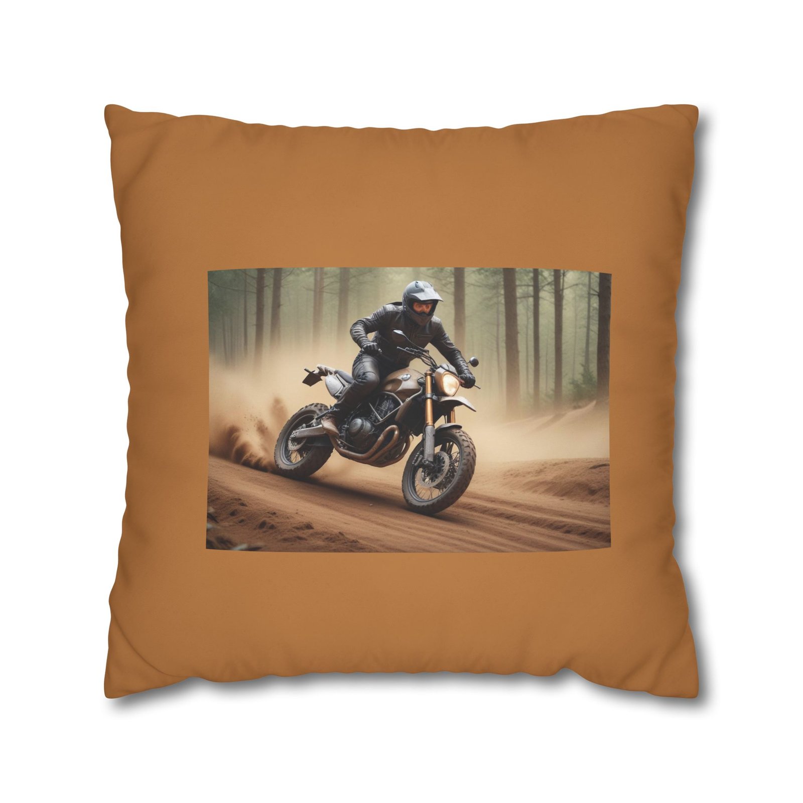 Scrambling Bikes Square Poly Canvas Pillowcase - Image 13