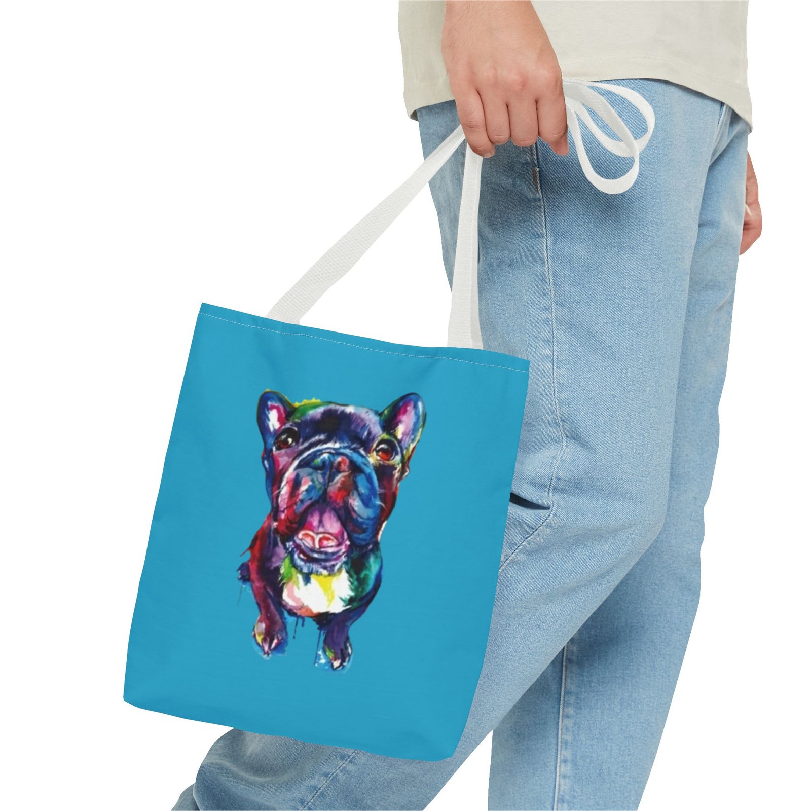 French Bulldog Dog Lover Tote Bag - Stylish Dog Lover's Accessory - Image 11