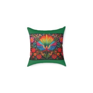 Mexico Square Poly Canvas Pillow