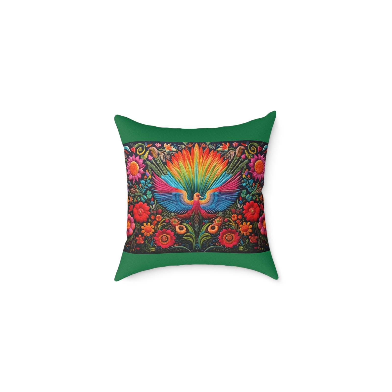 Mexico Square Poly Canvas Pillow