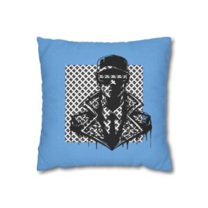 Gangster Square Poly Canvas Pillowcase