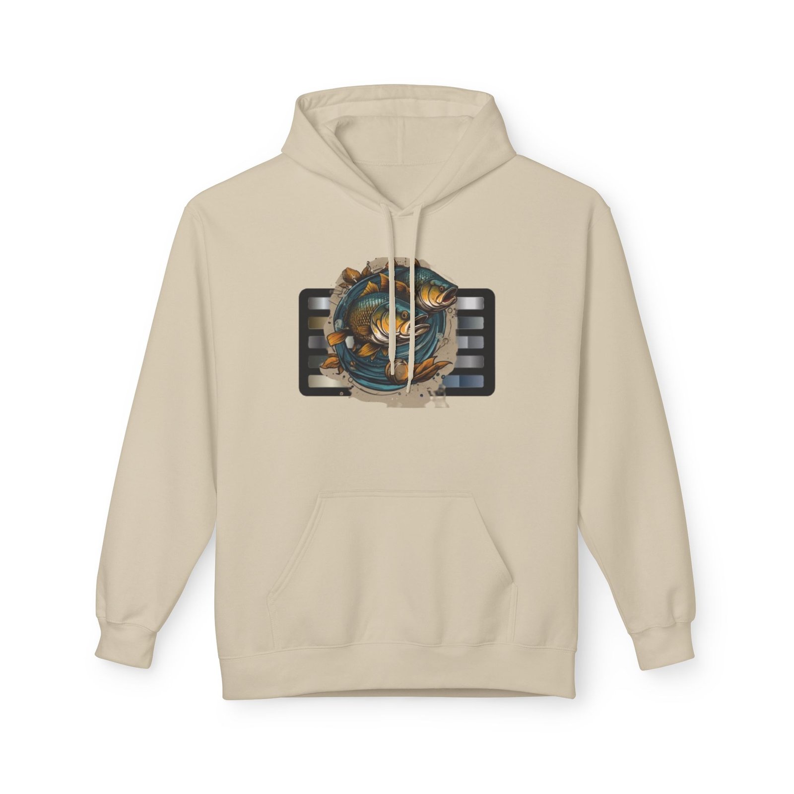 Fishing Adventure Water Sport Fleece Hoodie | Perfect Gift for Anglers, Outdoor Enthusiasts, Fishing Trips, Birthdays, and Summer - Image 9