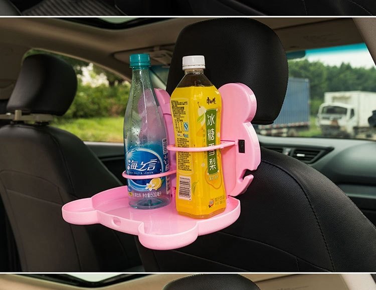 Child Car Seat Table Car Seat Tray Storage Kids Toy Food Water Holder Children Portable Table For Car Baby Food Desk ABS - Image 8
