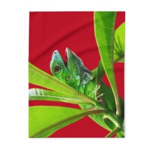 Blanket - Reptiles Frogs  Lizards Bearded Dragons Gheko Water Dragons Iguanas Print