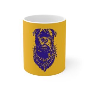 Bull Terrier Ceramic Coffee Cups, 11oz, 15oz