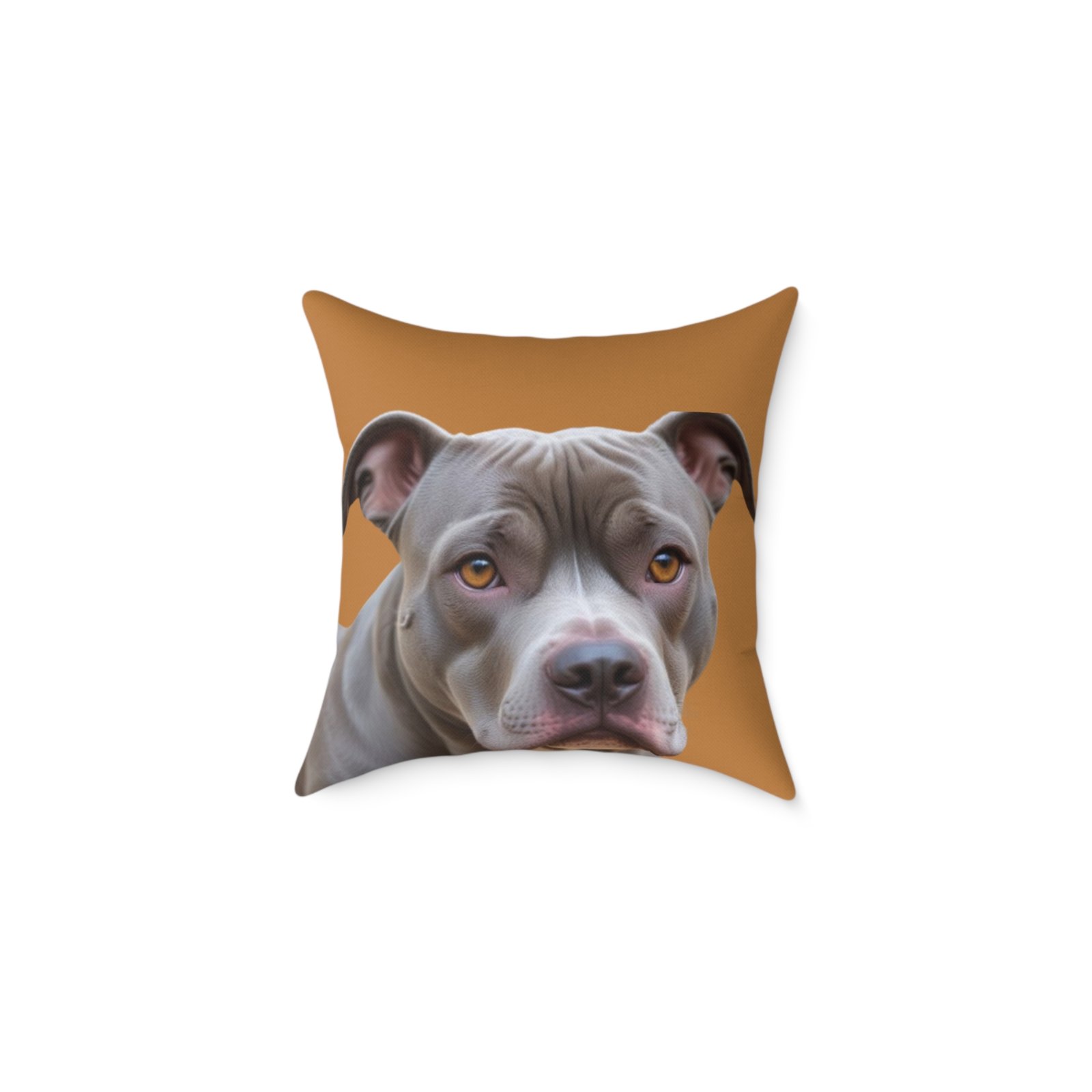 Staffordshire Bull Terrier Square Poly Canvas Pillow Cushion 08 - Image 5