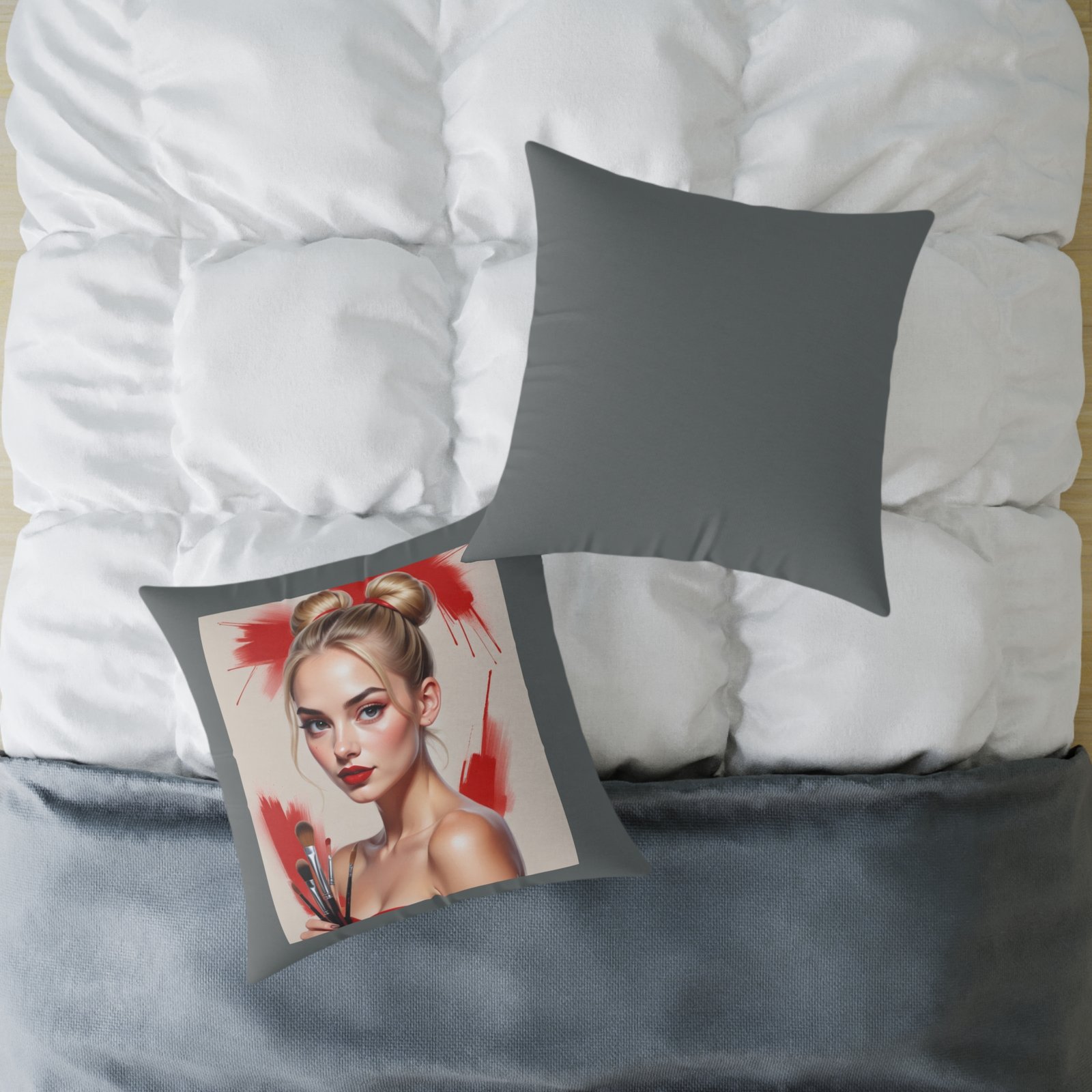 Mine Square Poly Canvas Pillow - Image 16