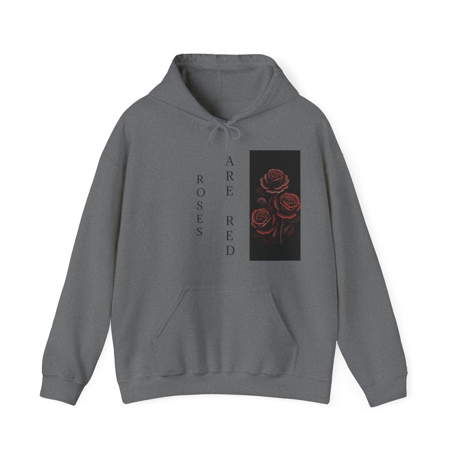 Skull Roses Tattoo Flowers Hoodie, Gothic Sweatshirt, Edgy Pullover, Dark Floral - Image 41