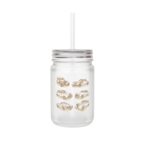 Classic Cars Mason Jar
