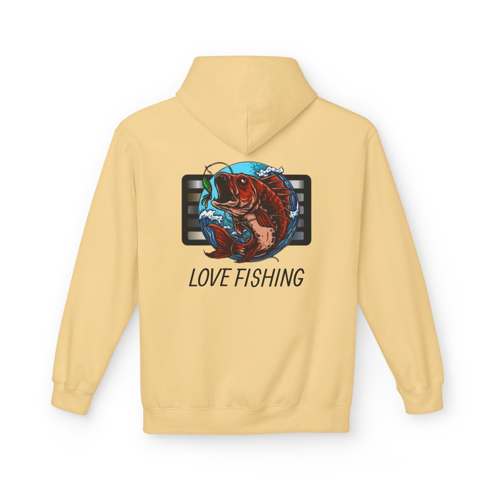 Fishing Adventure Water Sport Fleece Hoodie | Perfect Gift for Anglers, Outdoor Enthusiasts, Fishing Trips, Birthdays, and Summer - Image 14
