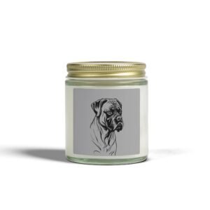 Boxer Dog Lover Scented Candles, Home Decor Gift, Unique Candle for Dog Owners, Pet-Themed Aromatherapy, French Bulldog Inspired