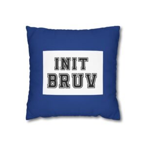 Bruv Square Poly Canvas Pillowcase