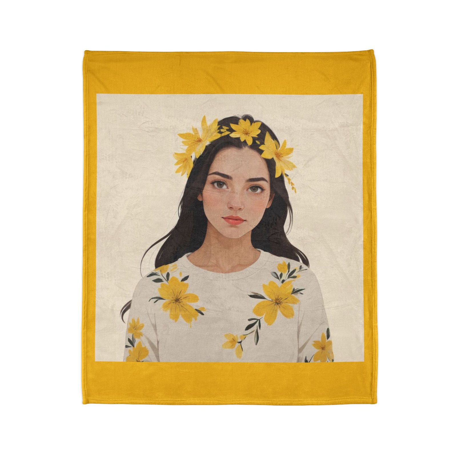 Yellow Soft Polyester Blanket - Image 6