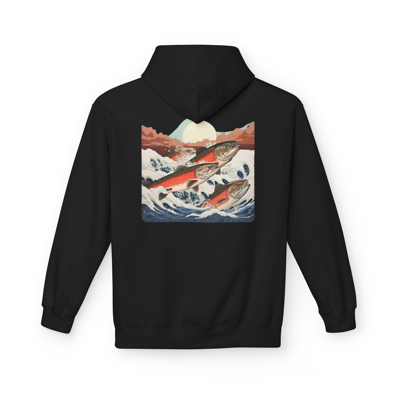 Fishing Adventure Water Sport Fleece Hoodie | Perfect Gift for Anglers, Outdoor Enthusiasts, Fishing Trips, Birthdays, and Summer - Image 14