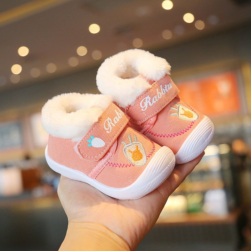Baby Cotton Shoes, Toddler Shoes 0-2 Years Old 1 Soft Sole - Image 2
