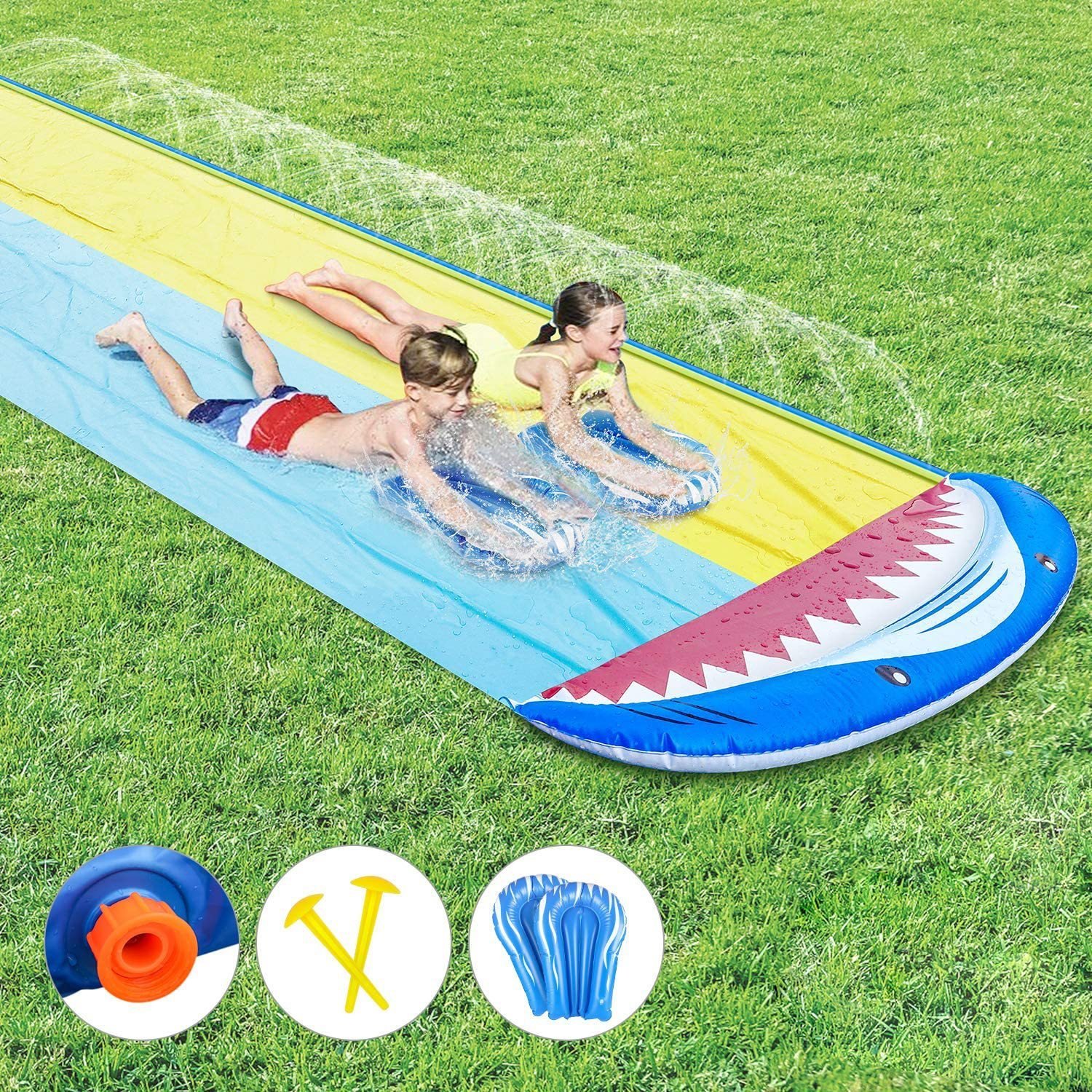 Children's Outdoor Lawn Water Spray Toys Slide - Image 6
