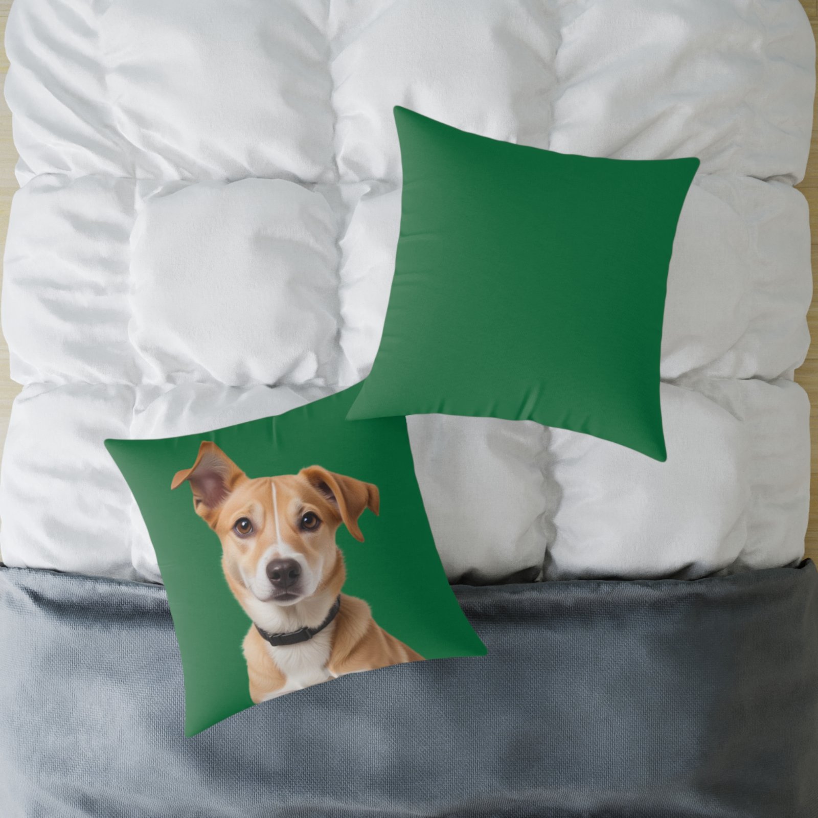Jack Russell Square Poly Canvas Pillow - Image 16