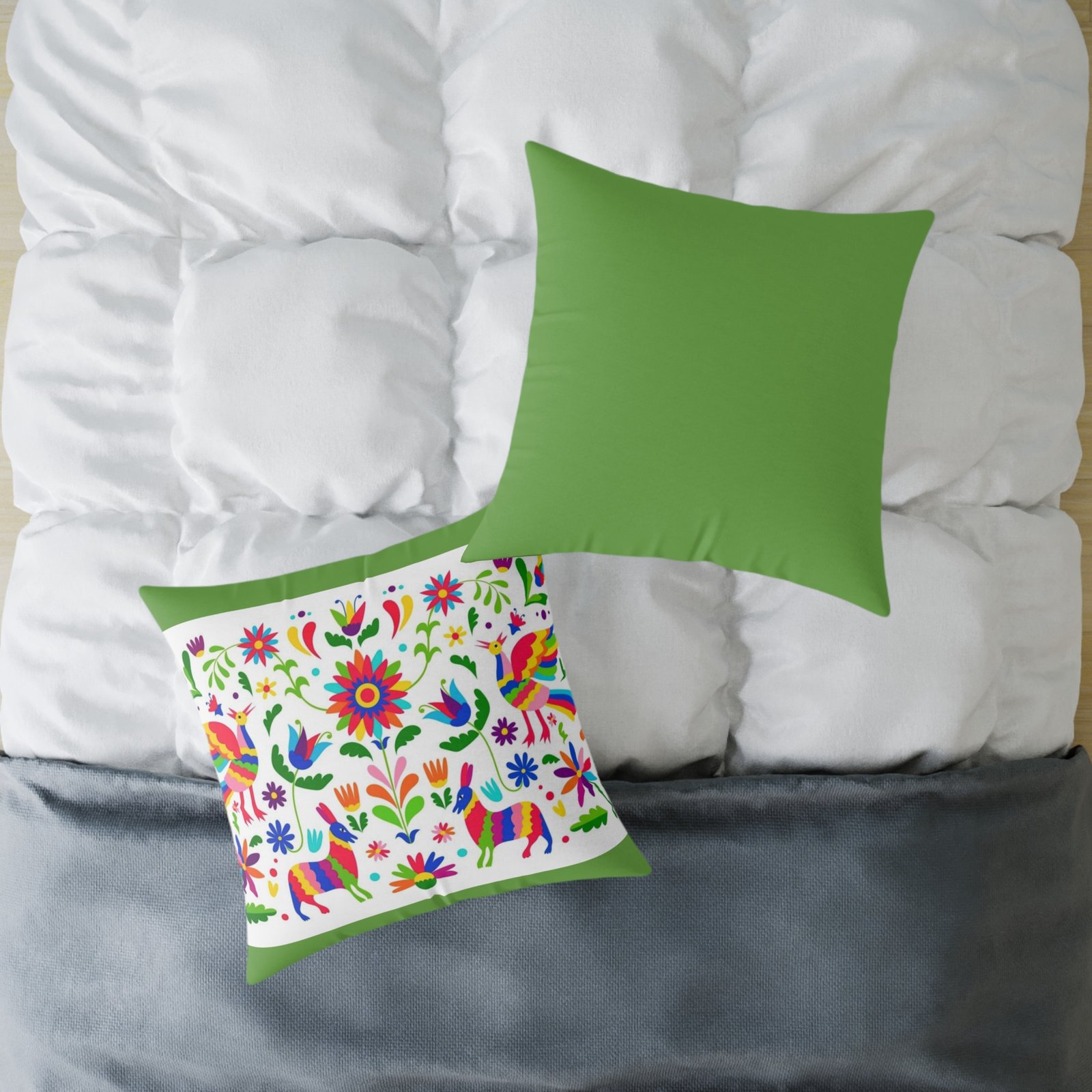 Mexico Square Poly Canvas Pillow - Image 16