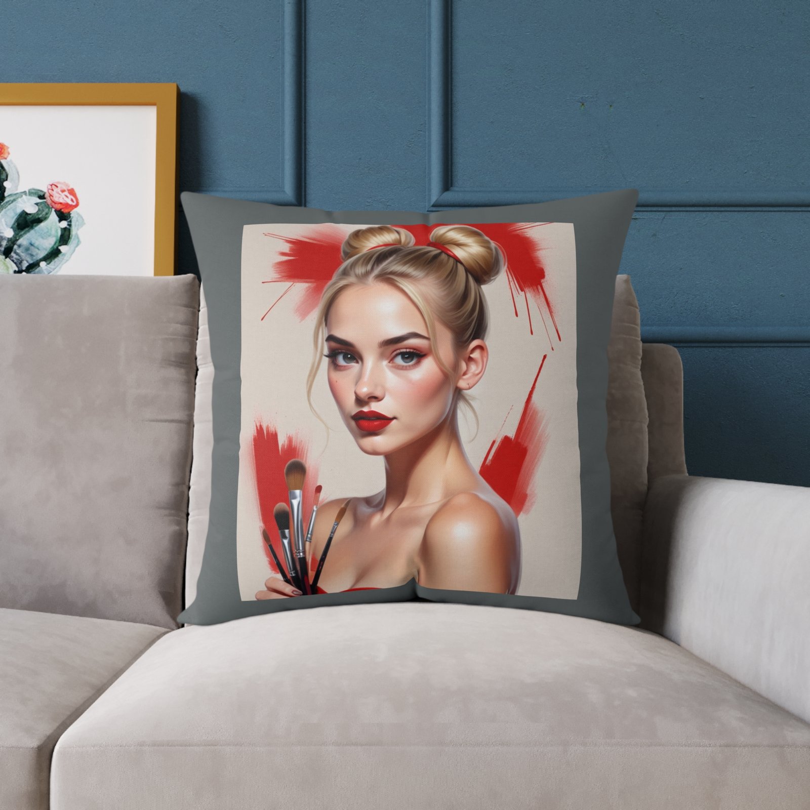 Mine Square Poly Canvas Pillow - Image 15