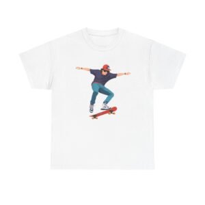 Skateboard Unisex Heavy Cotton Tee
