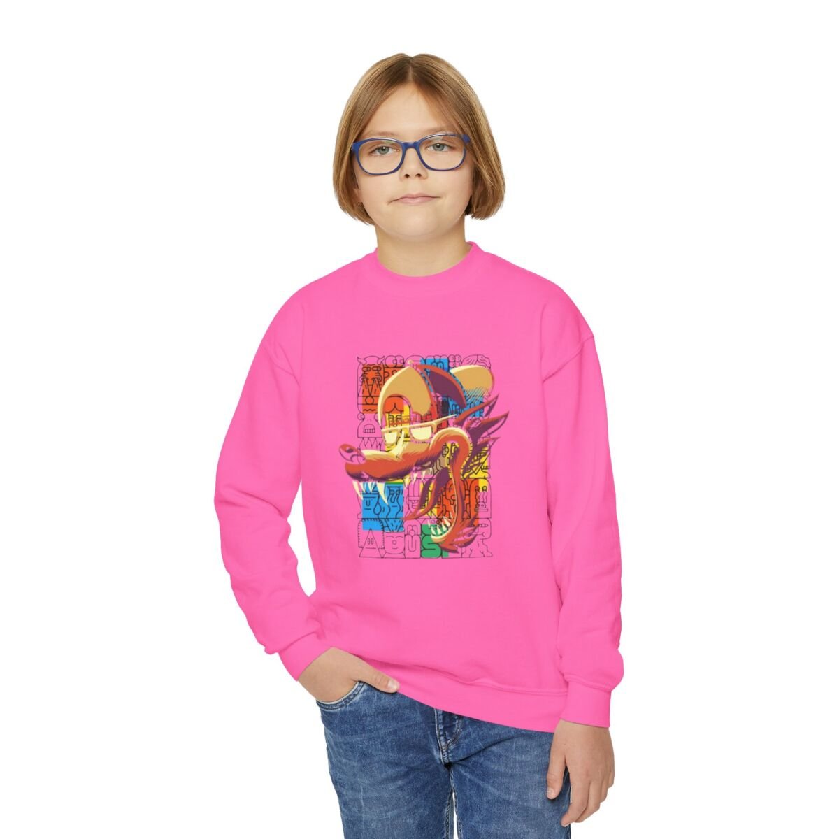Another Level Brand Youth Crewneck Sweatshirt - Image 35