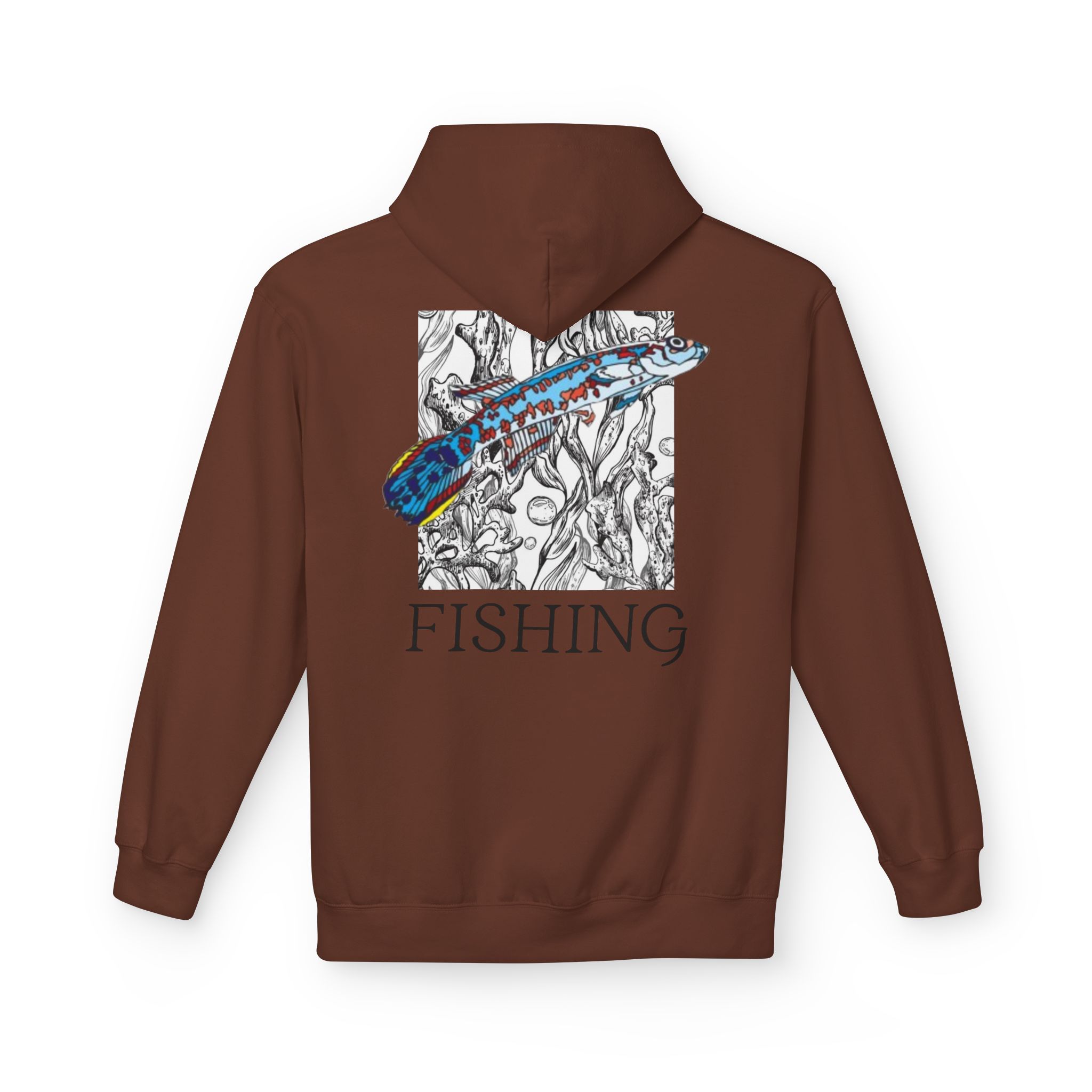 Fishing Adventure Water Sport Fleece Hoodie | Perfect Gift for Anglers, Outdoor Enthusiasts, Fishing Trips, Birthdays, and Summer - Image 6