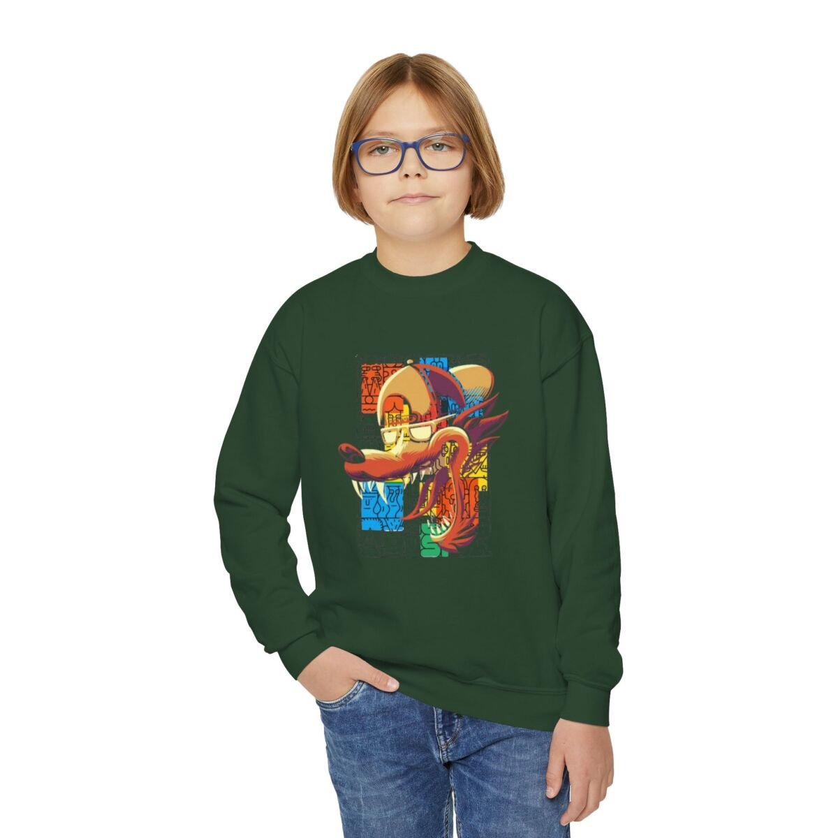 Another Level Brand Youth Crewneck Sweatshirt - Image 6